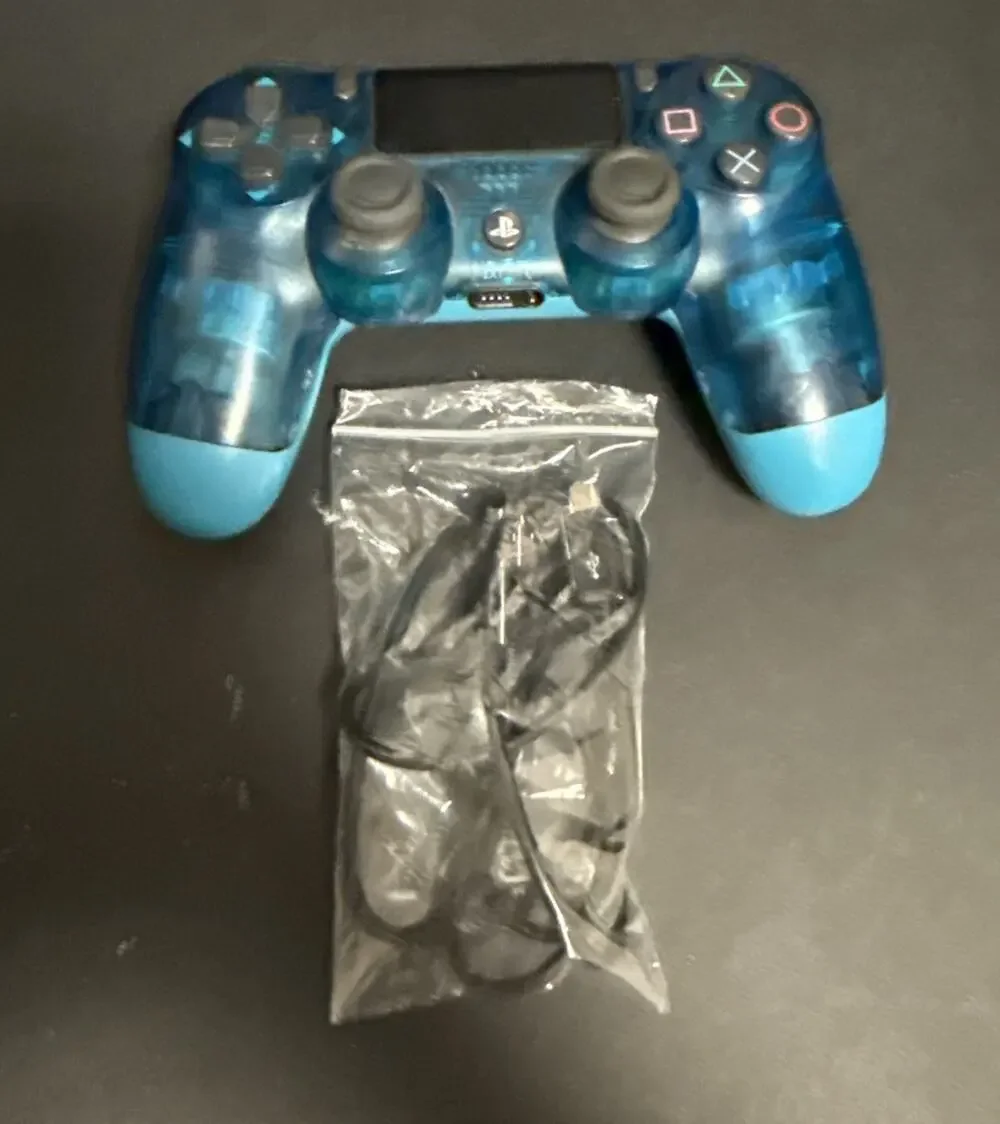 Sony PlayStation 4 DualShock 4 Controller Crystal Blue OEM CUH-ZCT2U PS4